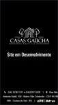 Mobile Screenshot of casasgaucha.com.br