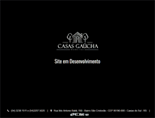 Tablet Screenshot of casasgaucha.com.br